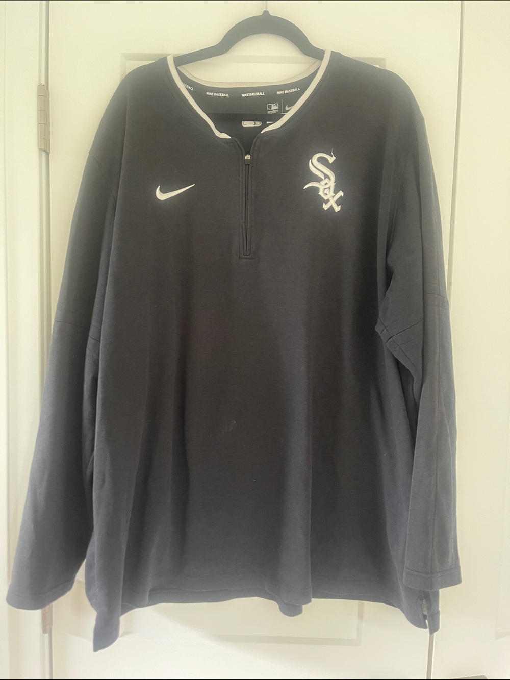 Nike Black Chicago White Sox Half-Zip Pullover